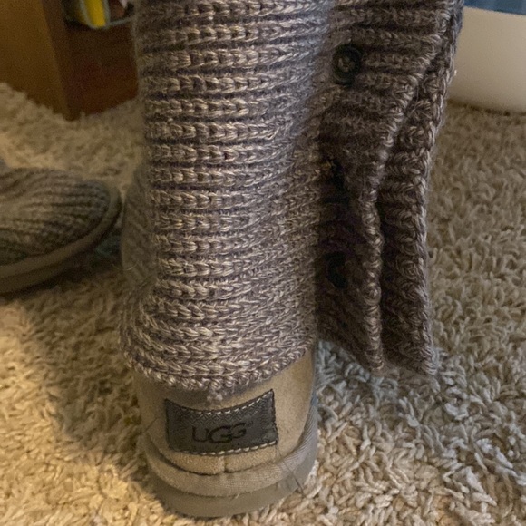 sweater knit button ugg boots - Picture 3 of 7